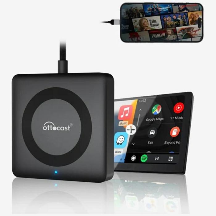 Ottocast - Ottocast Car TV Mate CarPlay Biladapter CA361-C4 - Svart