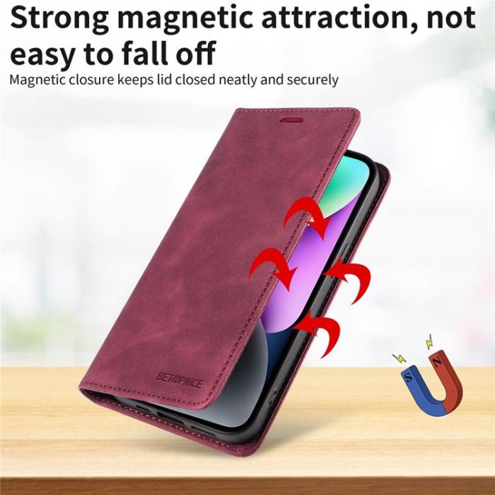 BETOPNICE - BETOPNICE Sony Xperia 1 VII Plånboksfodral RFID - Röd
