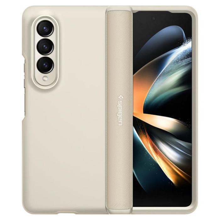 UTGATT - Spigen Galaxy Z Fold 4 Mobilskal Slim Armor Pro - Ivory