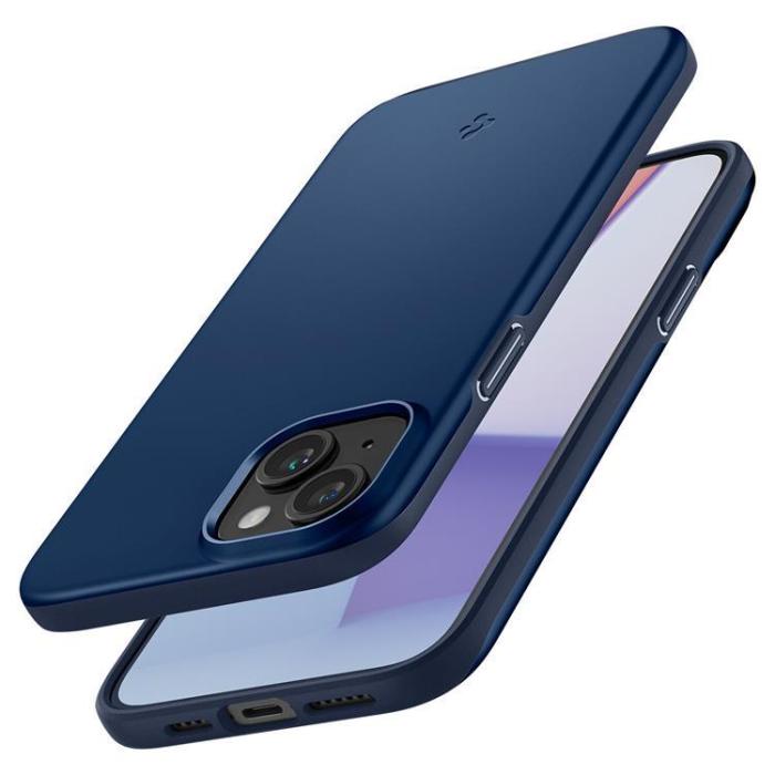 Spigen - Spigen iPhone 15 Plus Mobilskal Thin Fit - Blå