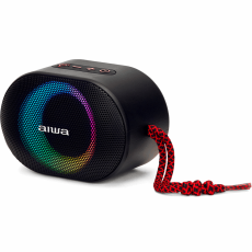 AIWA - AIWA Bluetooth-Högtalare IPX6 RGB Belysning - Röd