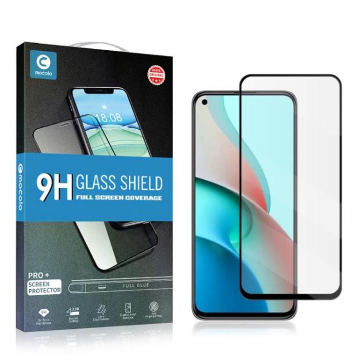Mocolo - Mocolo Härdat Glas Skärmskydd Xiaomi Mi 11 Ultra - Svart