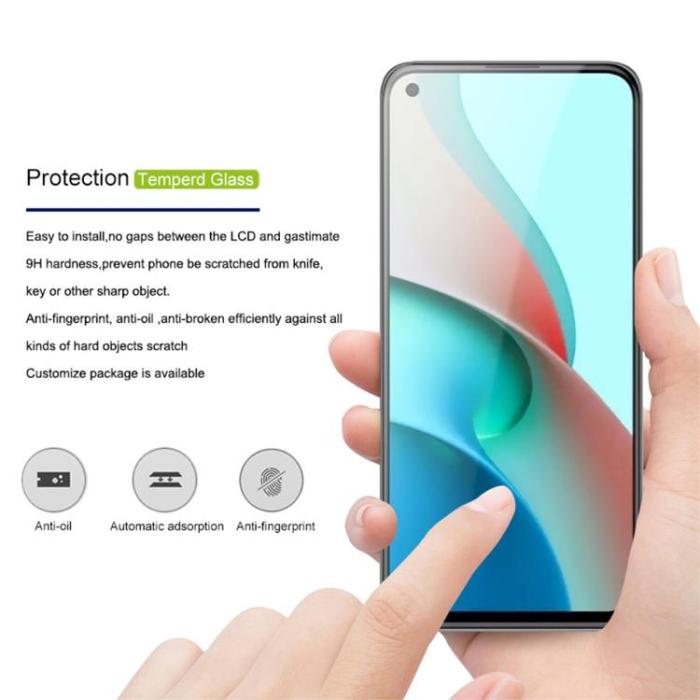Mocolo - Mocolo Härdat Glas Skärmskydd Xiaomi Mi 11 Ultra - Svart