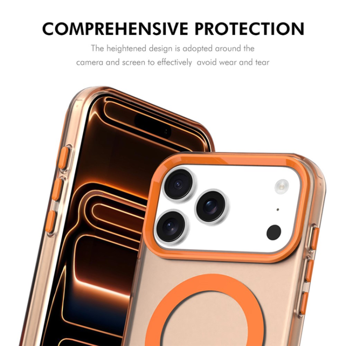 ENKAY - ENKAY iPhone 17 Pro Max Mobilskal MagSafe 9H Härdat Glas - Grön