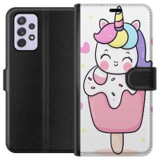 iSecrets - Plånboksfodral till Samsung Galaxy A52s 5G med Glad enhörning