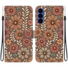 OEM - Samsung Galaxy S26 / S26 Pro Pl&aring;nboksfodral M&ouml;nstertryck Konstl&auml;der - Blossom