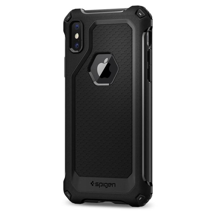 UTGATT4 - SPIGEN Rugged Armor Extra Skal till Apple iPhone XS / X - Svart