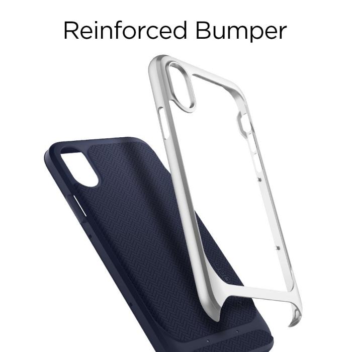 UTGATT4 - Spigen Neo Hybrid Skal till Apple iPhone X - Satin