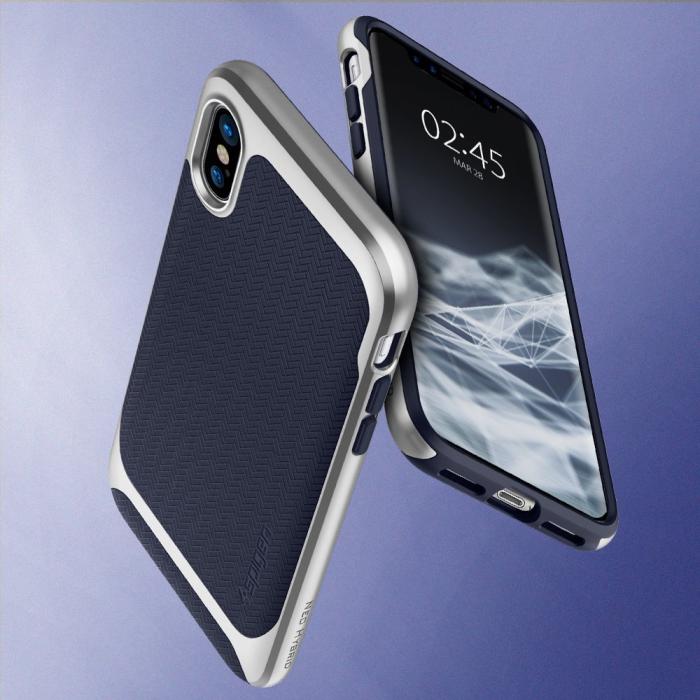 UTGATT4 - Spigen Neo Hybrid Skal till Apple iPhone X - Satin