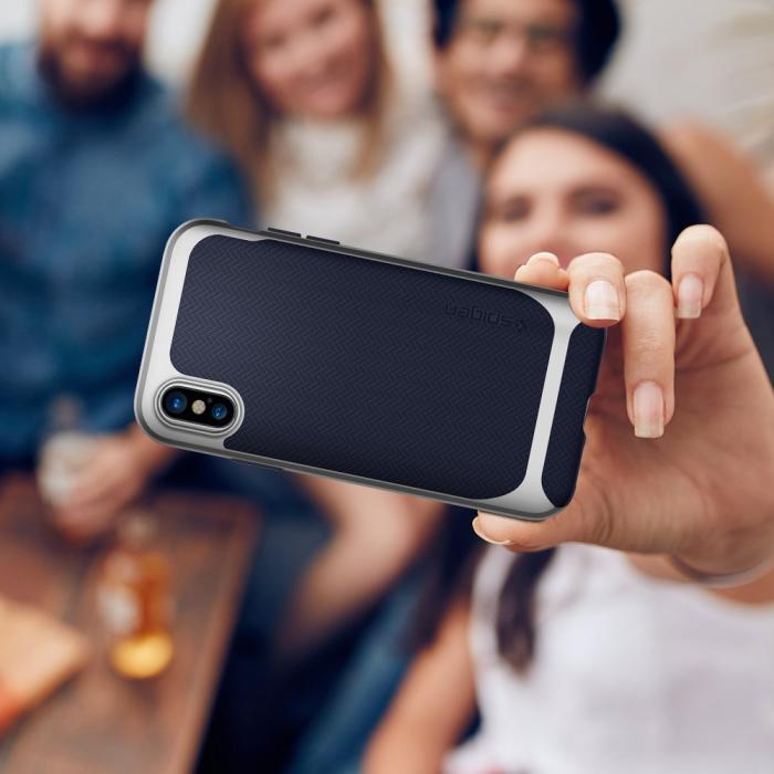 UTGATT4 - Spigen Neo Hybrid Skal till Apple iPhone X - Satin
