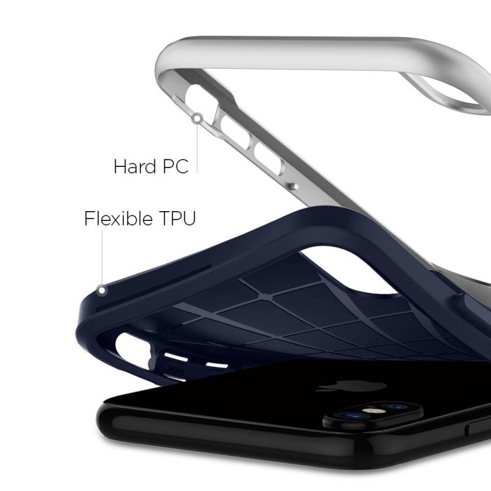 UTGATT4 - Spigen Neo Hybrid Skal till Apple iPhone X - Satin