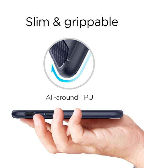 UTGATT4 - SPIGEN Rugged Armor Skal till Apple iPhone XS / X - Blå