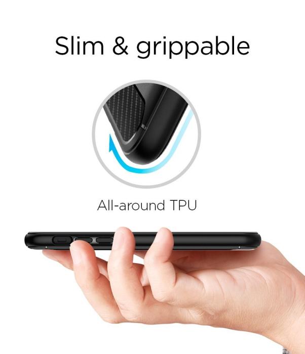 UTGATT4 - SPIGEN Rugged Armor Skal till Apple iPhone XS / X - Svart
