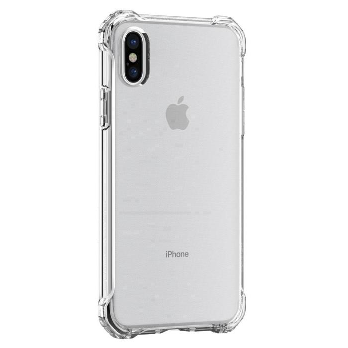UTGATT4 - SPIGEN Rugged Crystal Skal till Apple iPhone XS / X - Clear