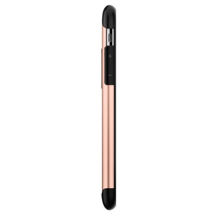 UTGATT5 - SPIGEN Slim Armor Skal till iPhone XS / X - Blush Gold