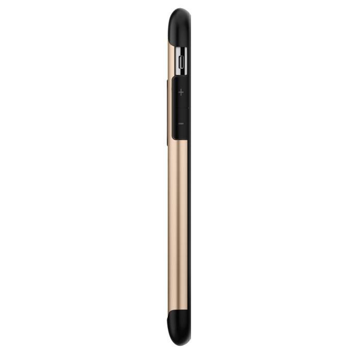 UTGATT4 - SPIGEN Slim Armor Skal till iPhone XS / X - Gold