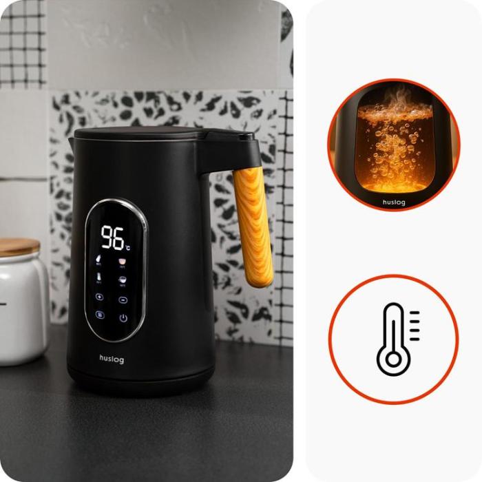 Huslog - Huslog Vattenkokare med Pekskärm HUS1049