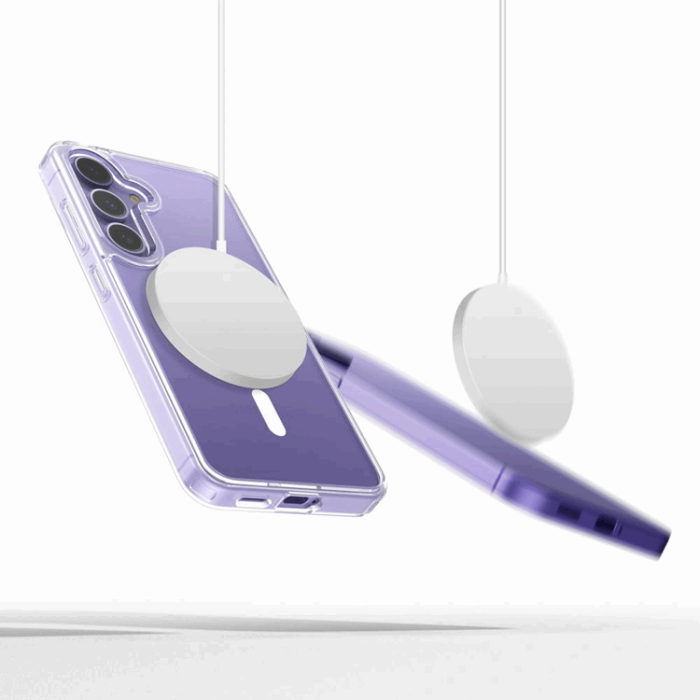 Tech-Protect - Tech-Protect Galaxy S25 Edge Mobilskal Magsafe Flexair Hybrid - Clear