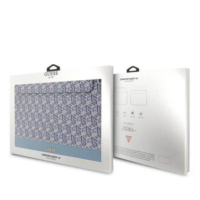 Guess - Guess Datorfodral 16'' GCube Stripes - Blå