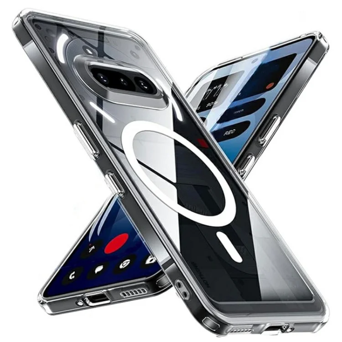 A-One Brand - Nothing Phone (3a) Mobilskal MagSafe Anti Drop - Transparent