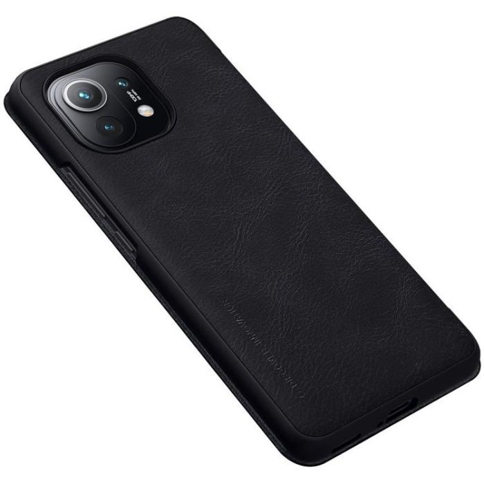 Nillkin - Nillkin Qin Läder Fodral Xiaomi Mi 11 - Svart