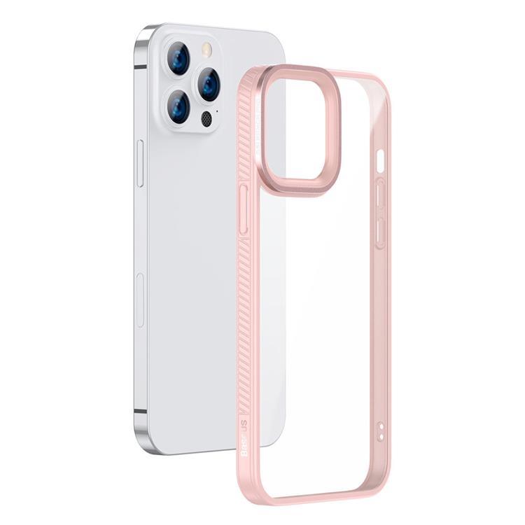 Baseus Crystal Skal iPhone 13 Pro - Rosa | 2353 | AlltMobil