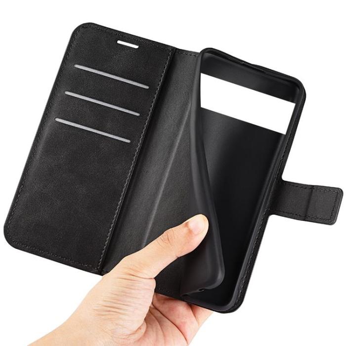 A-One Brand - Google Pixel 6a Plånboksfodral Magnetic Folio Flip - Svart