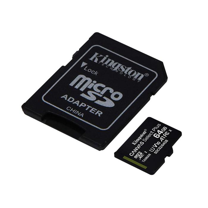 Kingston - Kingston Canvas Select Plus 64 GB MicroSDXC minneskort