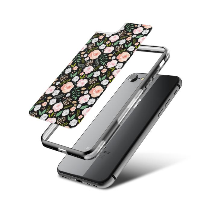 UTGATT5 - Fashion mobilskal till Apple iPhone 8 - Pink roses