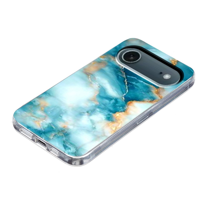 A-One Brand - iPhone Air Mobilskal Marble Pattern Printing Soft - Blå