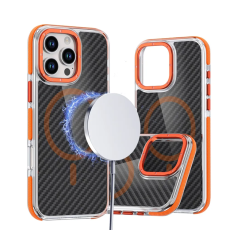 A-One Brand - iPhone 17 Mobilskal Magsafe Fiber - Orange