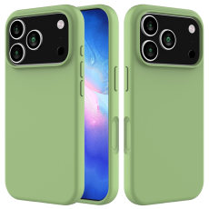 A-One Brand - iPhone 17 Pro Mobilskal Liquid Silikon - Mintgrön