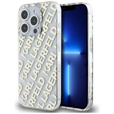 KARL LAGERFELD - Karl Lagerfeld iPhone 15 Pro Max Skal MagSafe IML Fullover Guld