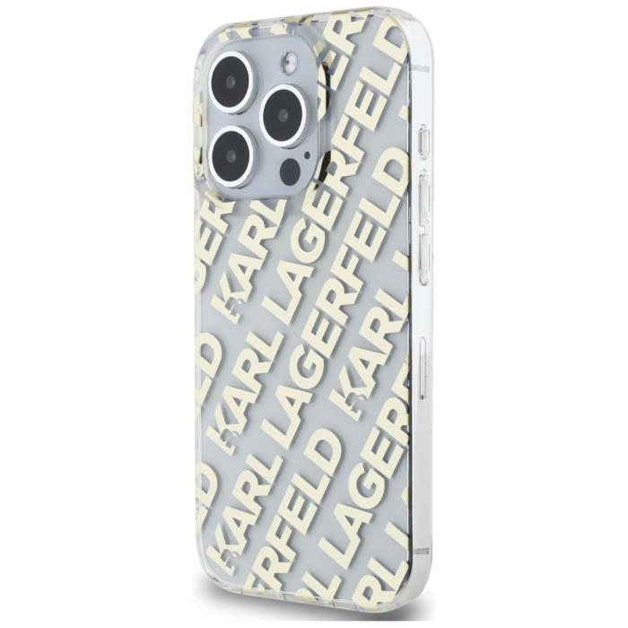 KARL LAGERFELD - Karl Lagerfeld iPhone 15 Pro Max Skal MagSafe IML Fullover Guld
