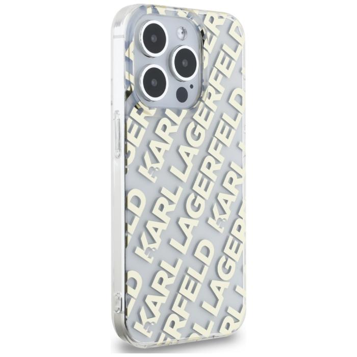KARL LAGERFELD - Karl Lagerfeld iPhone 15 Pro Max Skal MagSafe IML Fullover Guld