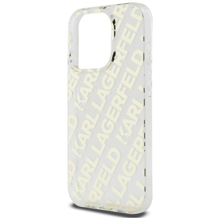 KARL LAGERFELD - Karl Lagerfeld iPhone 15 Pro Max Skal MagSafe IML Fullover Guld