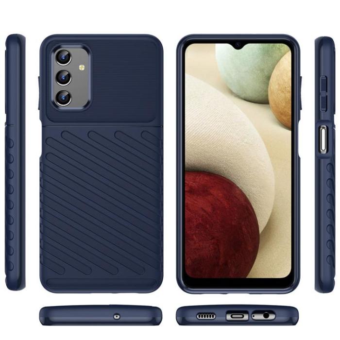 OEM - Thunder Flexible Armored Skal Galaxy A13 5G - Blå