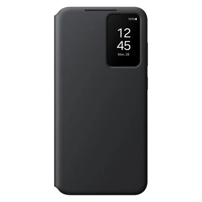 Samsung - Samsung Galaxy S24 Plus Plånboksfodral Smart View - Svart