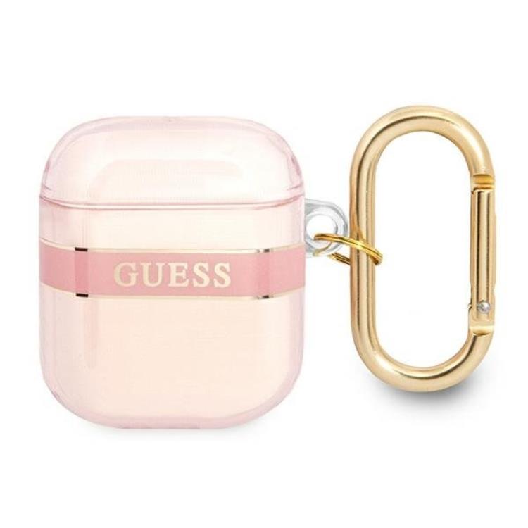 Guess AirPods Skal Strap Collection - Rosa | 2353 | AlltMobil