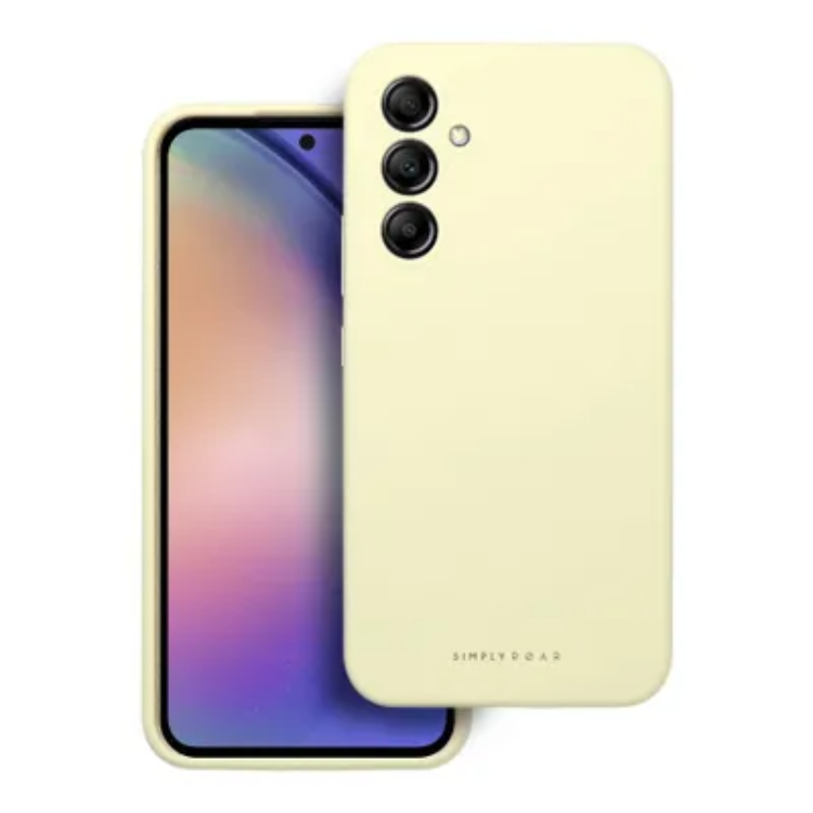 Roar Mobilskal till Samsung Galaxy A54 5G Roar Cloud Skin - Ljusgul