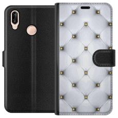 Gustaf - Pl&aring;nboksfodral till Huawei P20 lite med Fancy