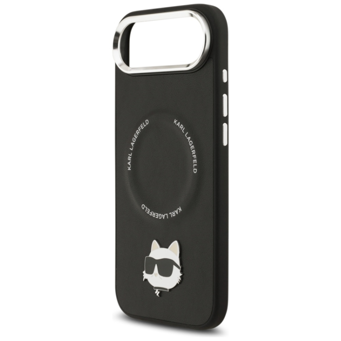 KARL LAGERFELD - Karl Lagerfeld iPhone Air Mobilskal MagSafe Choupette Pin - Svart