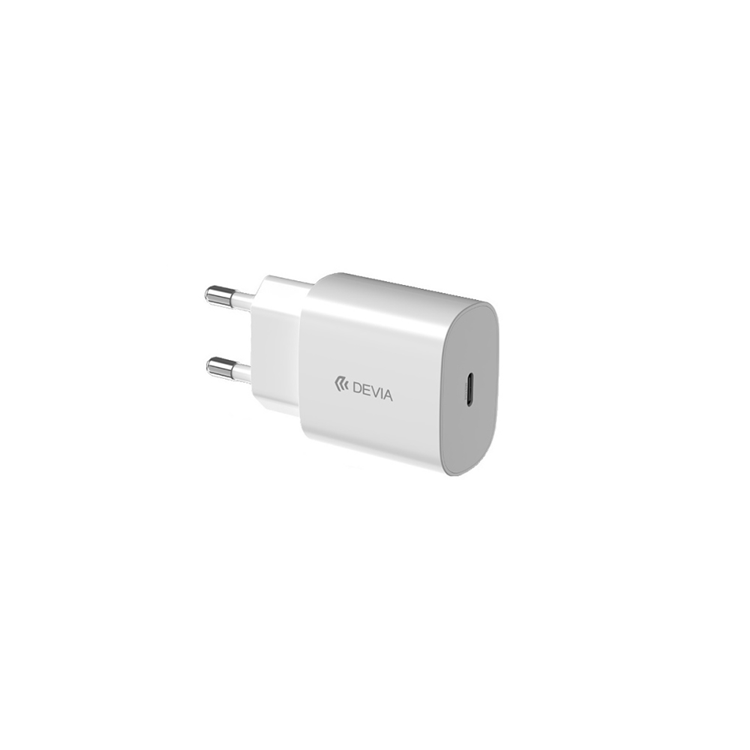 Devia Väggladdare 25W USB-C Smart PD - Vit | 505295 | AlltMobil