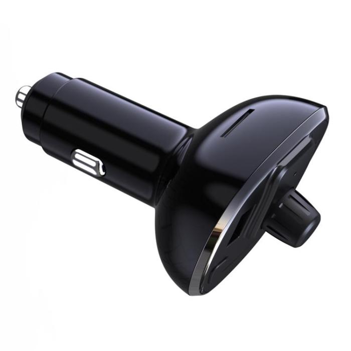 XO - XO FM-sändare Bluetooth MP3 Med Billadare 18W - Svart