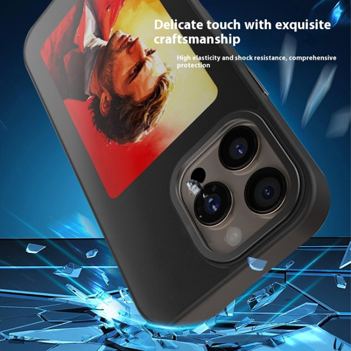 A-One Brand - iPhone 16 Pro Max Mobilskal E-Ink 4'' HD 4 Färger NFC