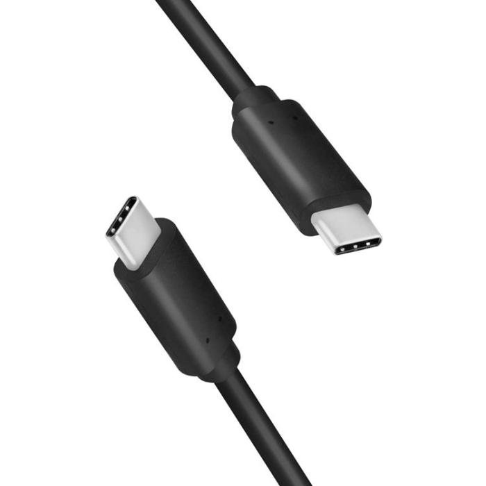 LogiLink - Logilink USB-C till USB-C kabel 0.5m 100W - Svart