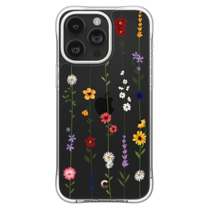 UTGATT - Spigen iPhone 15 Pro Mobilskal Magsafe Cyrill - Flower Garden