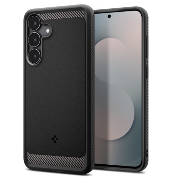 Spigen - Spigen Galaxy S25 FE Mobilskal Rugged Armor - Matte Svart