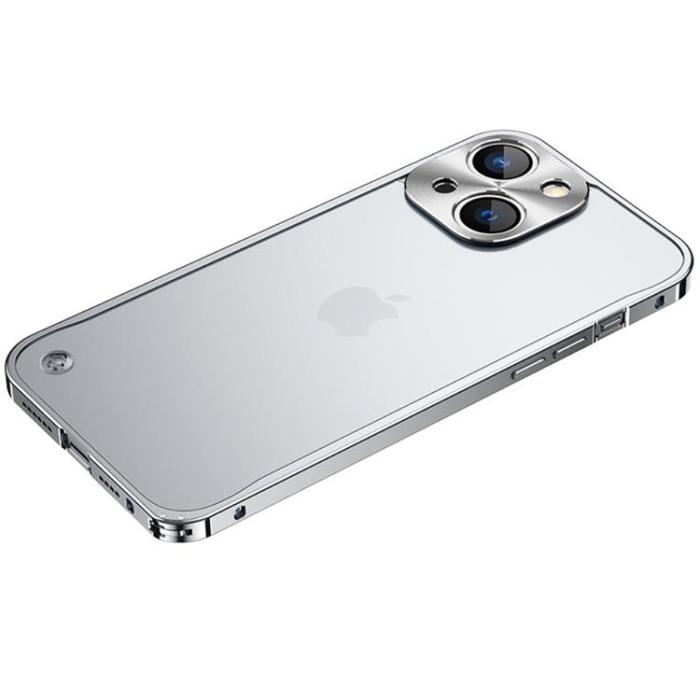 OEM - iPhone 14 Plus Skal Metall Slim - Silver