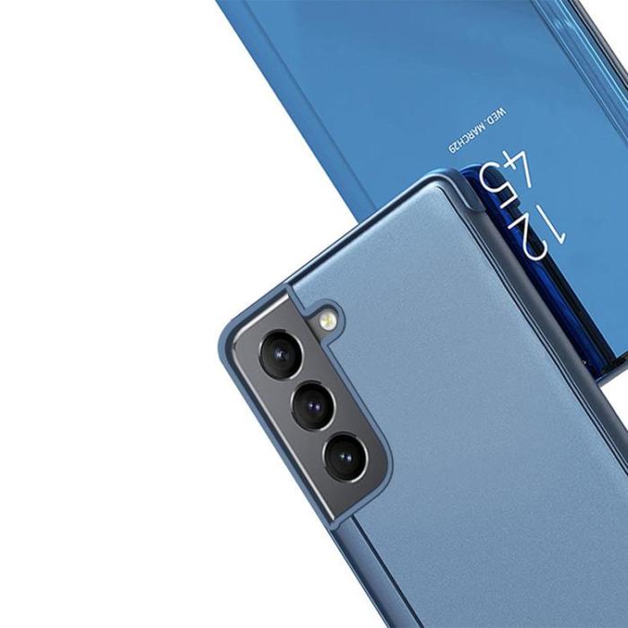 Ruhtel - Clear View Fodral Galaxy S22 Plus - Svart